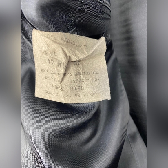 Brooks Brothers Blazer Mens 42R Explorer Regent Fit Stretch Wool 2 Button Jacket - Picture 5 of 9